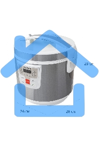 Мультиварка SUPRA MCS-4115 5 л, 900 Вт, 11 программ, серебристый/белый