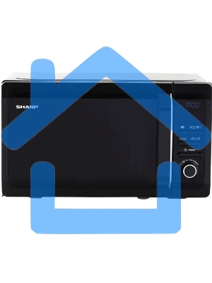 Микроволновая печь Sharp R2852RK / 20 л, 800 Вт, эмаль, черный