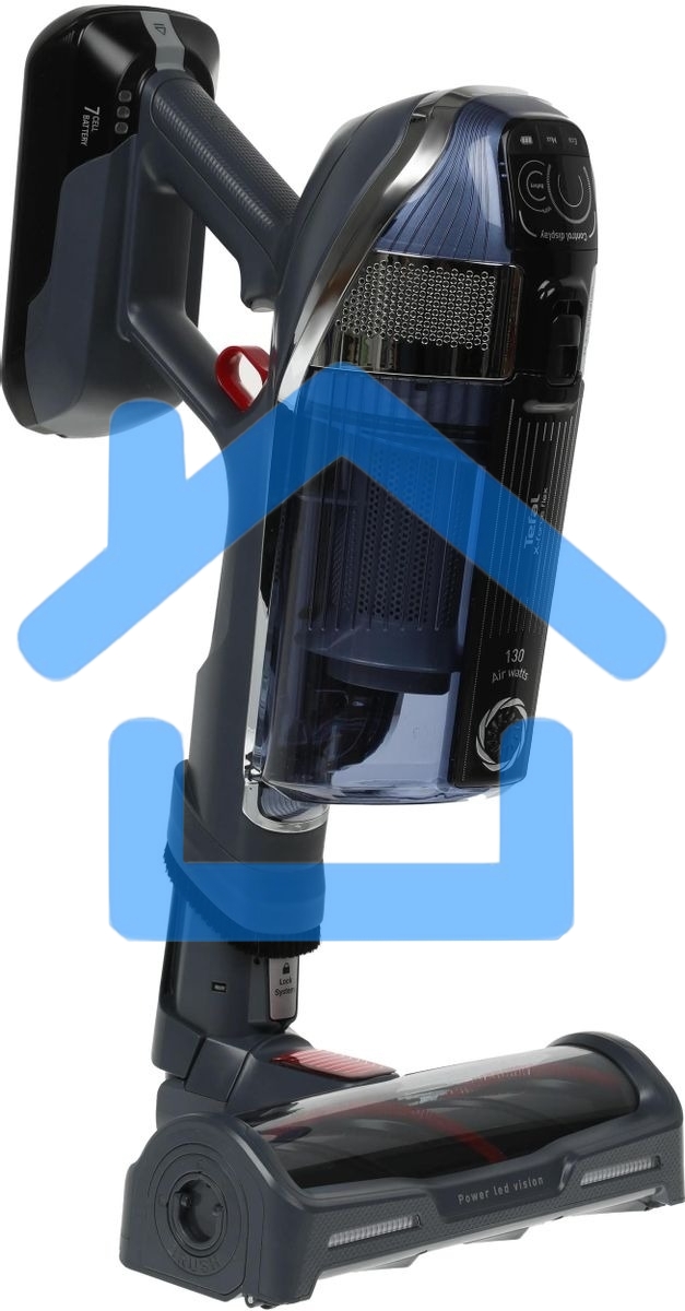 Вертикальный пылесос Tefal X-Force Flex 11.60 Aqua TY9890WO, синий/серый