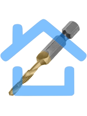 Сверло-метчик Denzel М4 х 0,7 мм, Р6М5