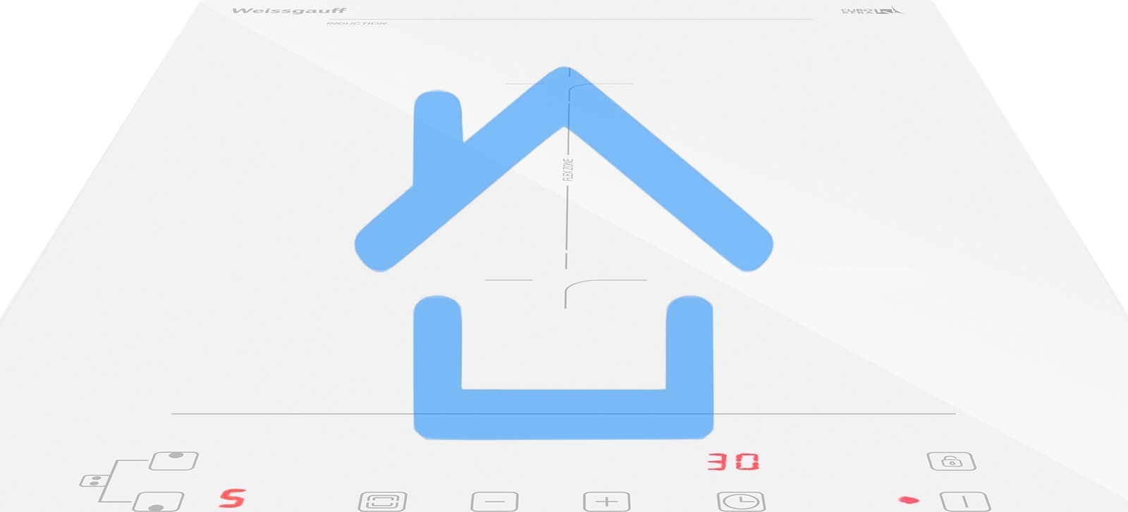 Индукционная варочная панель стеклокерамическая Weissgauff HI 32 WFZC