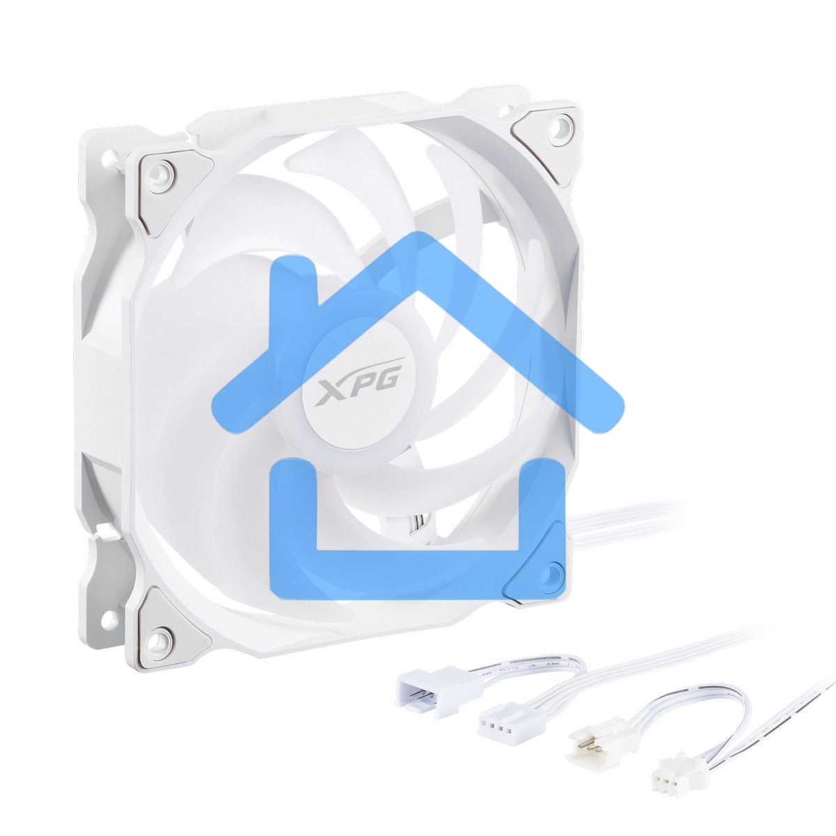 Вентилятор для корпуса ADATA XPG VENTO 120 ARGB PWM белый, 120 мм, 1850 об/мин, 21 дБ, 4 pin