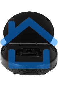 Робот-пылесос Starwind SRV3950 черный, 18 Вт, 1500 мА·ч Li-Ion, уборка влажная/сухая, пылесборник контейнер 0.2 л