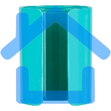 Подставка Deli E9141 для письменных принадлежностей, 82х82х106мм, ассорти, пластик