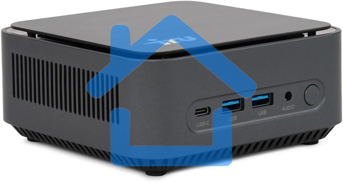 Неттоп IRU 110ALCN N200 (1) 8Gb SSD256Gb UHDG Windows 11 Professional GbitEth WiFi BT черный (2012500)