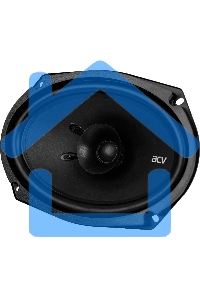 Колонки автомобильные ACV PD-691 (без решетки) 240Вт 91дБ 4Ом 16x23см (6x9дюйм) (ком.:2кол.) коаксиальные однополосные