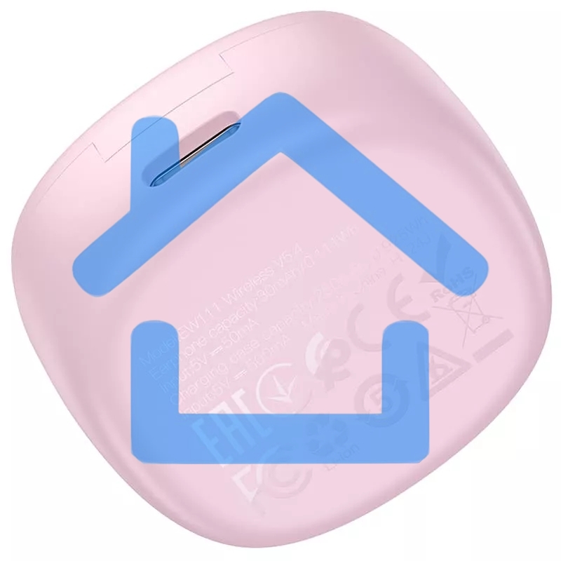 Беспроводные наушники HOCO (6942007645966) EW111 Friendly, Pink