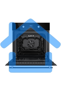 Духовой шкаф электрический встраиваемый HOMSair OEM657BK черный