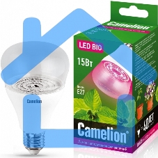 Лампа светодиодная для растений Camelion LED15-PL/BIO/E27 15Вт 220В 12770