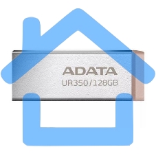 Флешка USB ADATA UR350 (UR350-32G-RSR/BG), 32G, USB 3.2, R/W 100/15, серебристый/коричневый