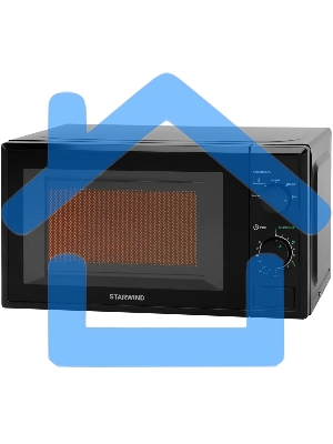 Микроволновая печь Starwind SWM5820 черный, 20 л, 700 Вт, переключатели - поворотный механизм