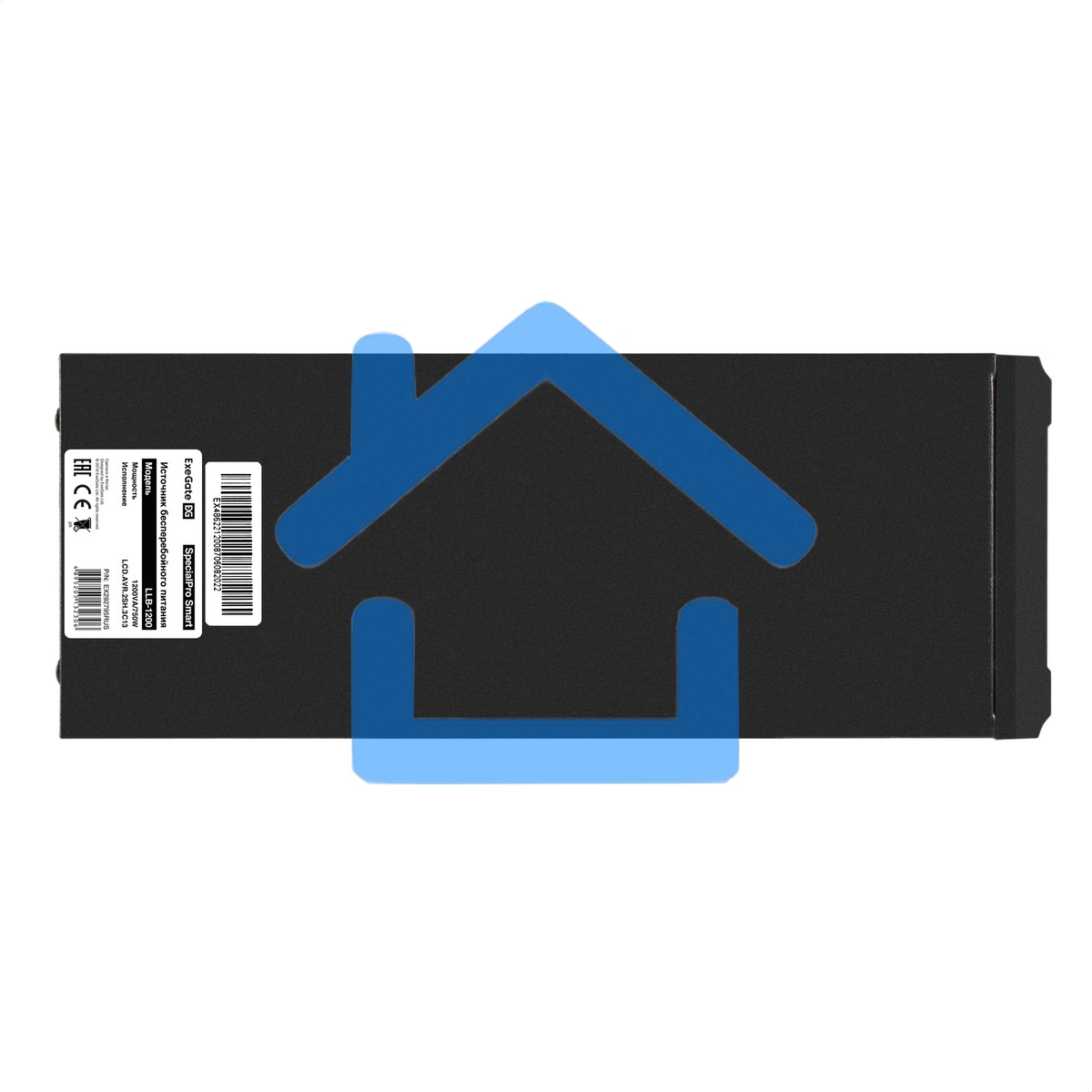 Источник бесперебойного питания ExeGate EX292795RUS SpecialPro Smart LLB-1200.LCD.AVR.2SH.3C13 1200VA/750W, LCD, AVR, 2*Schuko+3*C13, съемн.кабель, металлический корпус, черный