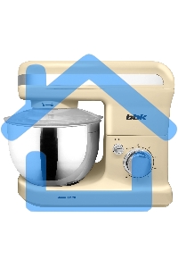 Миксер планетарный BBK KBM1401 бежевый, 1500 Вт, 4 л