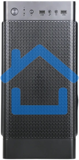 Компьютерный корпус Accord Q03B черный без БП mATX 2xUSB 3.0 audio