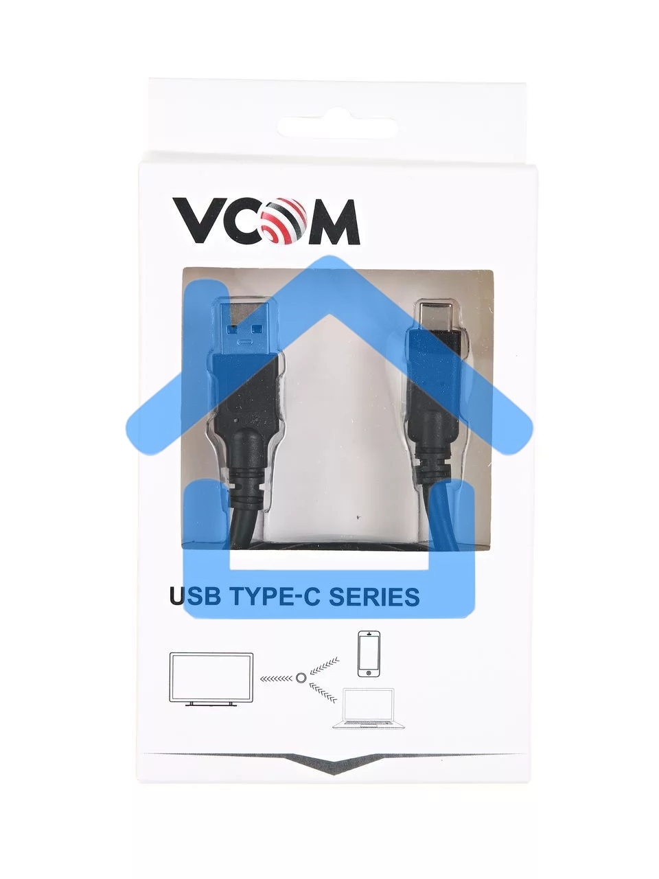 Кабель-адаптер USB 3.1 Type-Cm to USB 3.0 Am, 1m VCOM CU401
