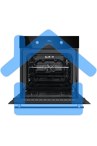 Духовой шкаф электрический встраиваемый HOMSair OEM657BK черный