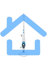 Паровая швабра Maunfeld MF-1933BL PRO 1500 Вт, белый