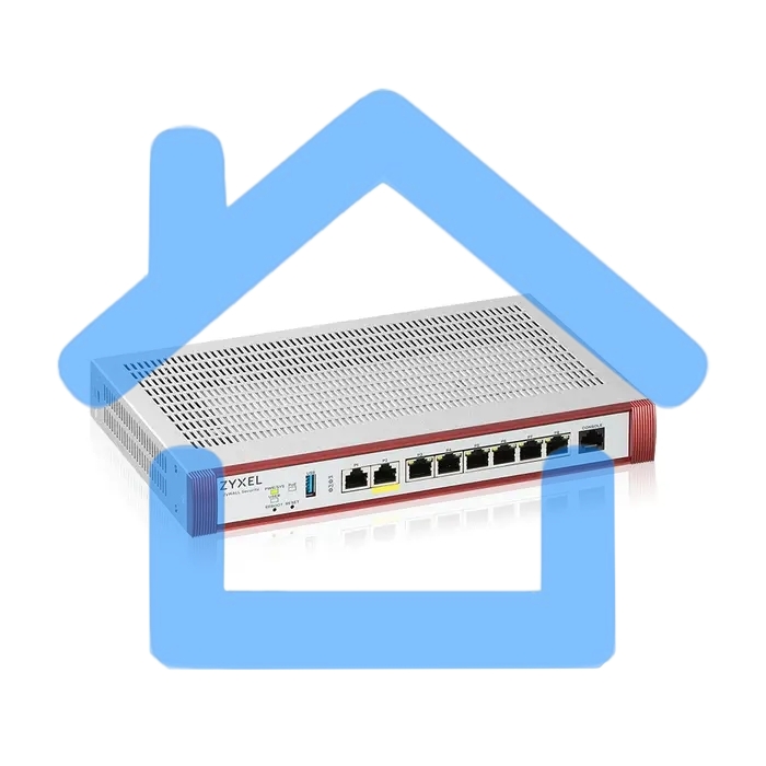 Межсетевой экран Zyxel USG FLEX 200H, Rack, 2xRJ-45: 1/2.5G (LAN/WAN), 6xRJ-45: 1G (LAN/WAN), 1xUSB3.0 (Не продается отдельно, только в составе комплекта)
