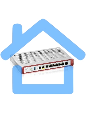 Межсетевой экран Zyxel USG FLEX 200H, Rack, 2xRJ-45: 1/2.5G (LAN/WAN), 6xRJ-45: 1G (LAN/WAN), 1xUSB3.0 (Не продается отдельно, только в составе комплекта)