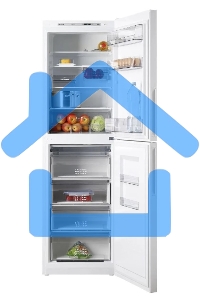 Холодильник Atlant ХМ-4623-101 белый двухкамерный 182/159л морозилка снизу