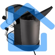 Кофеварка рожковая Kitfort KT-753 черный/нержавеющая сталь, молотый, 1 л, 850 Вт, 15 Бар