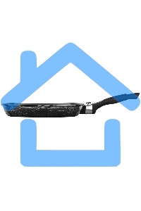 Сковорода-гриль Rondell Escurion RDA-869, 28см, съемная ручка, без крышки, черный