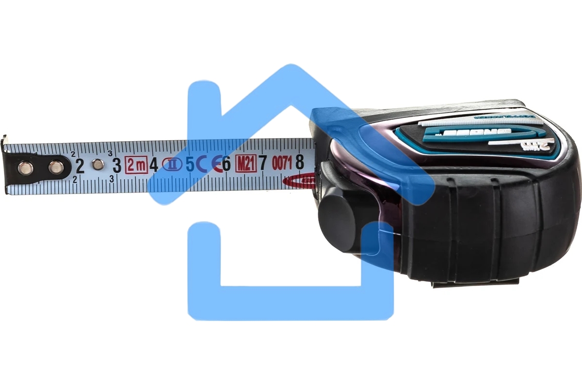 Рулетка GROSS 31121''doppelhaken'' 2м x 16мм односторонний зацеп нейлон двуст. шкала автоматич