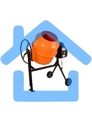 Бетономешалка Вихрь БМ-205 (74/1/5) 900 Вт, 205 л, чугунный венец, 32 об/мин