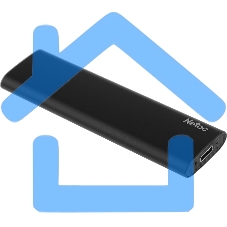 Внешний SSD Netac Z SLIM, 250 GB, USB 3.2 Gen 2 Type-C, R/W 550/480, черный