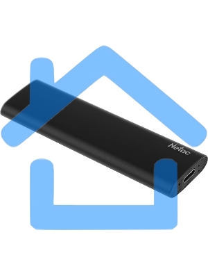 Внешний SSD Netac Z SLIM, 250 GB, USB 3.2 Gen 2 Type-C, R/W 550/480, черный