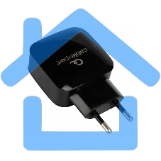 Зарядное устройство Cablexpert MP3A-PC-41, 18Вт, 3А, быстрая зарядка QC3.0, 1 порт USB, черный, пакет
