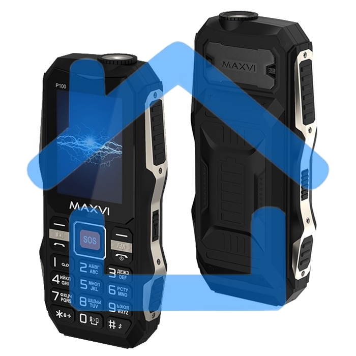Мобильный телефон Maxvi P100 черный