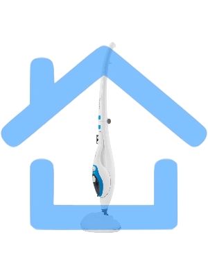 Паровая швабра Maunfeld MF-1933BL PRO 1500 Вт, белый