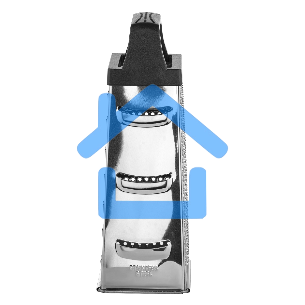 Терка LARA LR07-50 4 поверхности, высота 20 см, нерж. сталь, ручка