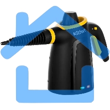 Пароочиститель ручной Kitfort КТ-9170-3 1050Вт черный/желтый