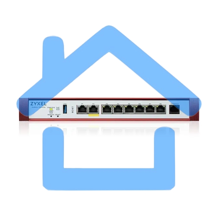 Межсетевой экран Zyxel USG FLEX 200H, Rack, 2xRJ-45: 1/2.5G (LAN/WAN), 6xRJ-45: 1G (LAN/WAN), 1xUSB3.0 (Не продается отдельно, только в составе комплекта)