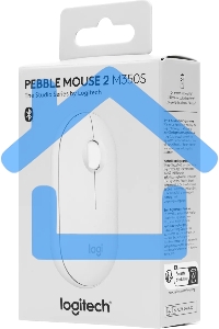 Мышь беспроводная Logitech Pebble 2 M350S белый, 4000 dpi, Bluetooth, кнопки - 3