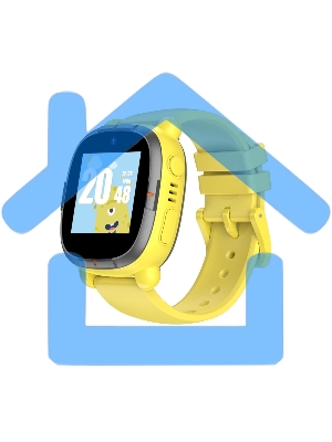 Умные часы INOI Kids Watch Lite желтый