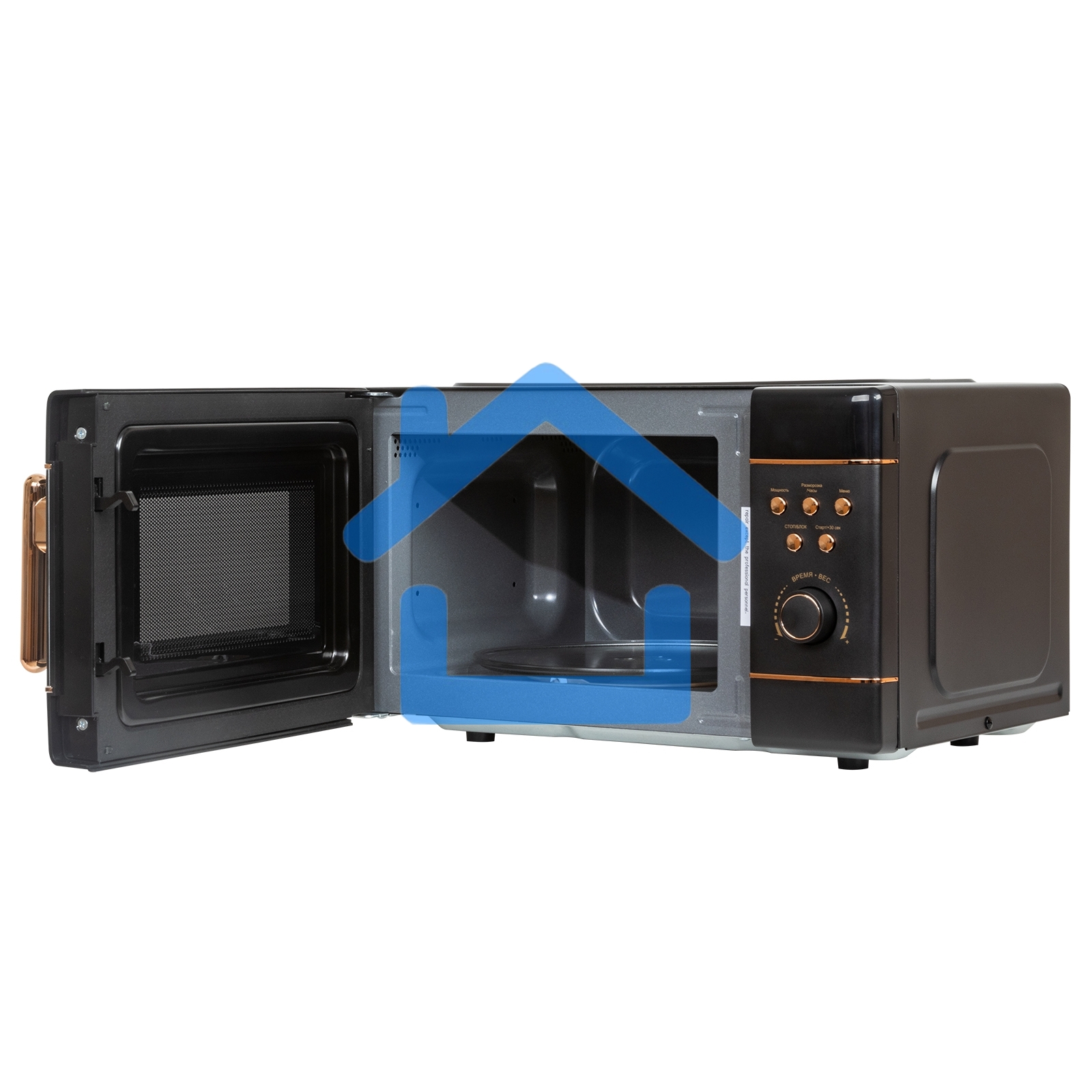 Микроволновая печь JVC JK-MW270D черный, 20 л, 700 Вт, переключатели - поворотный механизм/кнопки