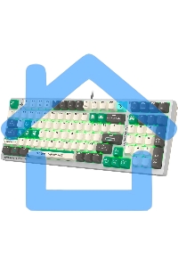 Клавиатура A4Tech Bloody S98 Pixels Green проводная USB белый/бежевый