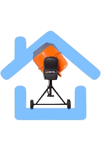 Бетономешалка Вихрь БМ-205 (74/1/5) 900 Вт, 205 л, чугунный венец, 32 об/мин