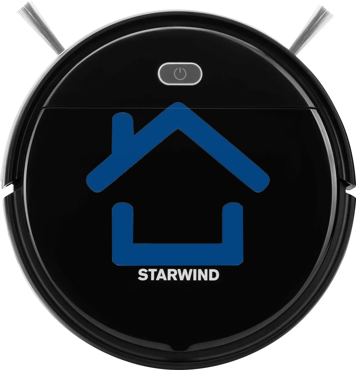 Робот-пылесос Starwind SRV3950 черный, 18 Вт, 1500 мА·ч Li-Ion, уборка влажная/сухая, пылесборник контейнер 0.2 л