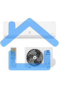 Кондиционер сплит-система Electrolux EACS/I-07HAL/N8 инвертор, 7000 BTU, 20 м², 23 дБ, охлаждение, обогрев, осушение, белый