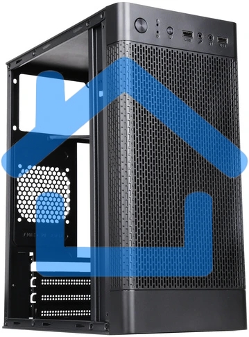 Компьютерный корпус Accord Q03B черный без БП mATX 2xUSB 3.0 audio