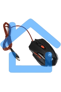 Мышь проводная Dialog Gan-Kata MGK-10U черный, 2400 dpi, USB, кнопки - 6