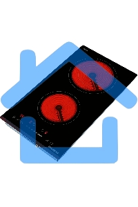 Электрическая варочная панель Hyundai HHE 3286 BG черный