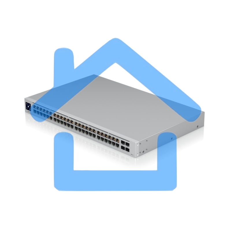 Коммутатор Ubiquiti UniFi USW-48-POE 4SFP 600W управляемый