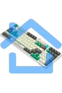 Клавиатура A4Tech Bloody S98 Pixels Green проводная USB белый/бежевый