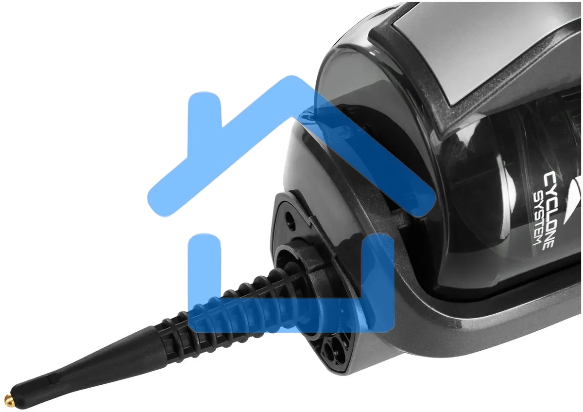 Пылесос паровой вертикальный Starwind SSV9555 темно-серый/серебристый, питание от сети, 120 Вт, уборка сухая/паром, пылесборник 0.5 л