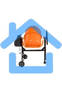 Бетономешалка Вихрь БМ-205 (74/1/5) 900 Вт, 205 л, чугунный венец, 32 об/мин